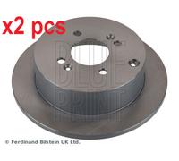 X2 PCS L&R SIDES REAR ADG04388 BRAKE DISC BLUE PRINT