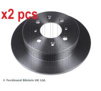 X2 PCS L&R SIDES REAR ADH24327 BRAKE DISC BLUE PRINT