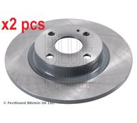 X2 PCS L&R SIDES REAR ADM543133 BRAKE DISC BLUE PRINT