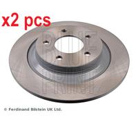 X2 PCS L&R SIDES REAR ADM54393 BRAKE DISC BLUE PRINT