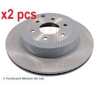 X2 PCS L&R SIDES REAR ADN143119 BRAKE DISC BLUE PRINT