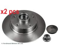 X2 PCS L&R SIDES REAR ADR164304 BRAKE DISC BLUE PRINT
