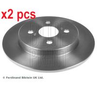 X2 PCS L&R SIDES REAR ADT343218 BRAKE DISC BLUE PRINT