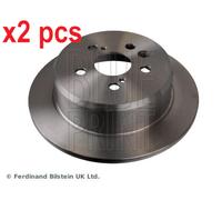 X2 PCS L&R SIDES REAR ADT34363 BRAKE DISC BLUE PRINT