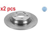 X2 PCS L&R SIDES REAR BRAKE DISC 0155230036