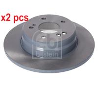 X2 PCS L&R SIDES REAR BRAKE DISC 04628