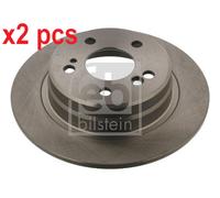 X2 PCS L&R SIDES REAR BRAKE DISC 10685