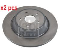 X2 PCS L&R SIDES REAR BRAKE DISC 107729