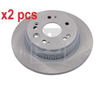 X2 PCS L&R SIDES REAR BRAKE DISC 108427