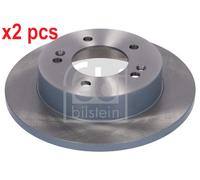X2 PCS L&R SIDES REAR BRAKE DISC 108432