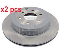 X2 PCS L&R SIDES REAR BRAKE DISC 108440