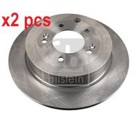 X2 PCS L&R SIDES REAR BRAKE DISC 108675