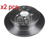 X2 PCS L&R SIDES REAR BRAKE DISC 170852