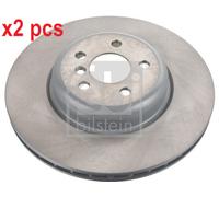 X2 PCS L&R SIDES REAR BRAKE DISC 171450