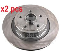 X2 PCS L&R SIDES REAR BRAKE DISC 171502