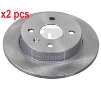 X2 PCS L&R SIDES REAR BRAKE DISC 17212