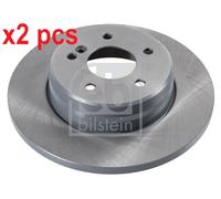 X2 PCS L&R SIDES REAR BRAKE DISC 17829