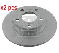 X2 PCS L&R SIDES REAR BRAKE DISC 22908