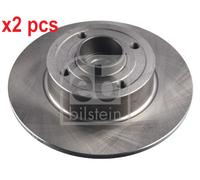 X2 PCS L&R SIDES REAR BRAKE DISC 28154