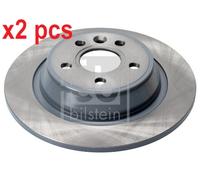 X2 PCS L&R SIDES REAR BRAKE DISC 30721