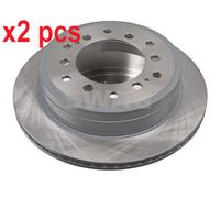X2 PCS L&R SIDES REAR BRAKE DISC 33106963