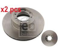 X2 PCS L&R SIDES REAR BRAKE DISC 35338