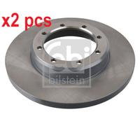 X2 PCS L&R SIDES REAR BRAKE DISC 39868