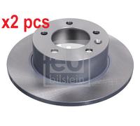 X2 PCS L&R SIDES REAR BRAKE DISC 40093