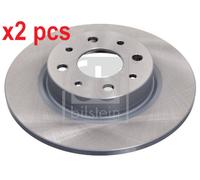 X2 PCS L&R SIDES REAR BRAKE DISC 43843