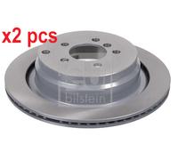 X2 PCS L&R SIDES REAR BRAKE DISC 43888