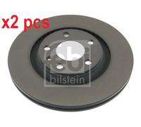 X2 PCS L&R SIDES REAR BRAKE DISC 43908