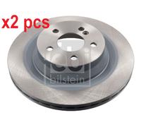 X2 PCS L&R SIDES REAR BRAKE DISC 43977
