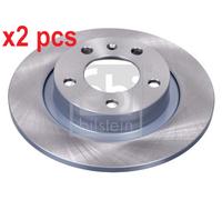 X2 PCS L&R SIDES REAR BRAKE DISC 44044