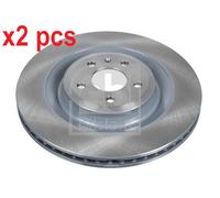 X2 PCS L&R SIDES REAR BRAKE DISC 44097