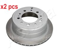 X2 PCS L&R SIDES REAR BRAKE DISC 61-02-223C