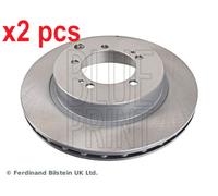 2x Brake Discs Pair Vented Rear 300mm ADC44385 Blue Print Set MR370724 MR493994