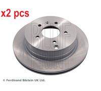 X2 PCS L&R SIDES REAR BRAKE DISC ADG043127