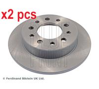 X2 PCS L&R SIDES REAR BRAKE DISC ADG04355