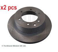 X2 PCS L&R SIDES REAR BRAKE DISC ADG04368