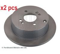 X2 PCS L&R SIDES REAR BRAKE DISC ADG04388