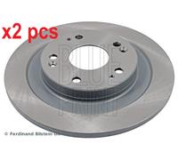 X2 PCS L&R SIDES REAR BRAKE DISC ADH243123