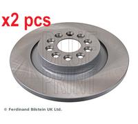 X2 PCS L&R SIDES REAR BRAKE DISC ADJ134339