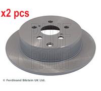 X2 PCS L&R SIDES REAR BRAKE DISC ADT343145