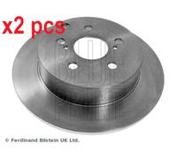 X2 PCS L&R SIDES REAR BRAKE DISC ADT343221