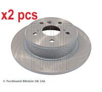 X2 PCS L&R SIDES REAR BRAKE DISC ADT343252