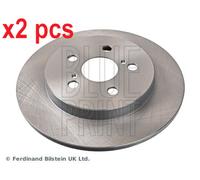 X2 PCS L&R SIDES REAR BRAKE DISC ADT343277