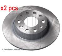 X2 PCS L&R SIDES REAR BRAKE DISC ADV184326