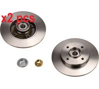 X2 PCS L&R SIDES REAR BRAKE DISC DF4452BS