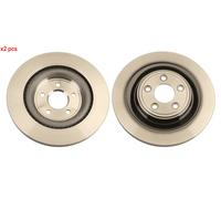 X2 PCS L&R SIDES REAR DF6295 BRAKE DISC TRW
