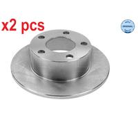 X2 PCS L&R SIDES REAR FITS AUDI 100 C4 AVANT 2.0 E BRAKE DISC 1155230015 MEYLE